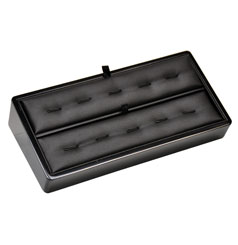Bellaire Stackable Anngled Charm Earring Tray Black
