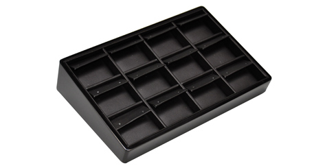 Bellaire Stackable Angled Earring Tray Black