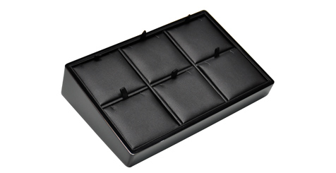 Bellaire Stackable Angled Tray Black