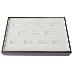 A tray that has some white plastic on it