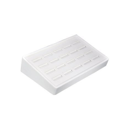 A white plastic box with many small holes.