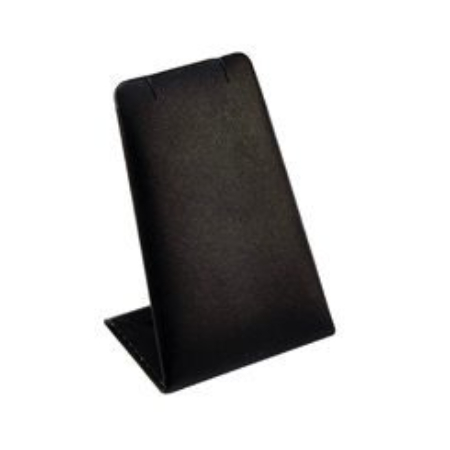 A black tablet case is sitting on top of a table.