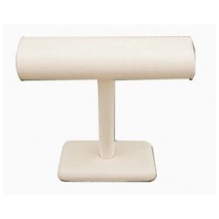 A white t-bar is sitting on top of a table.