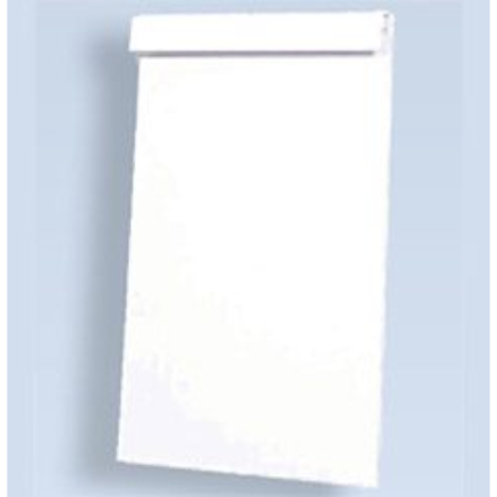 A white paper hanging on the wall