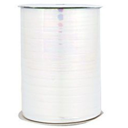 A white spool of ribbon is shown.